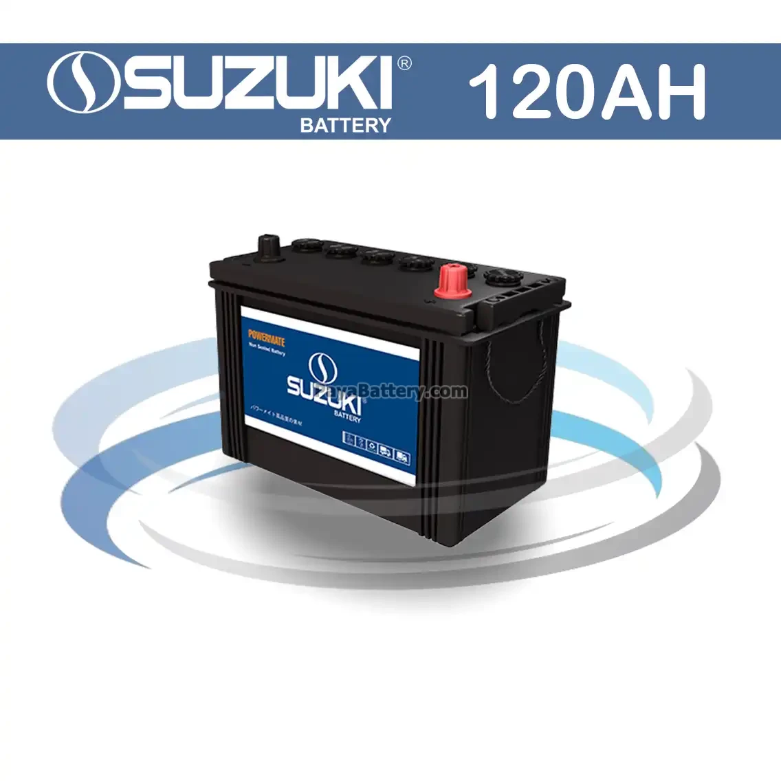 باتری سوزوکی- 120 آمپر- قالب TRUCK، E41