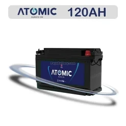 باتری اتمیک- 120 آمپر- قالب TRUCK