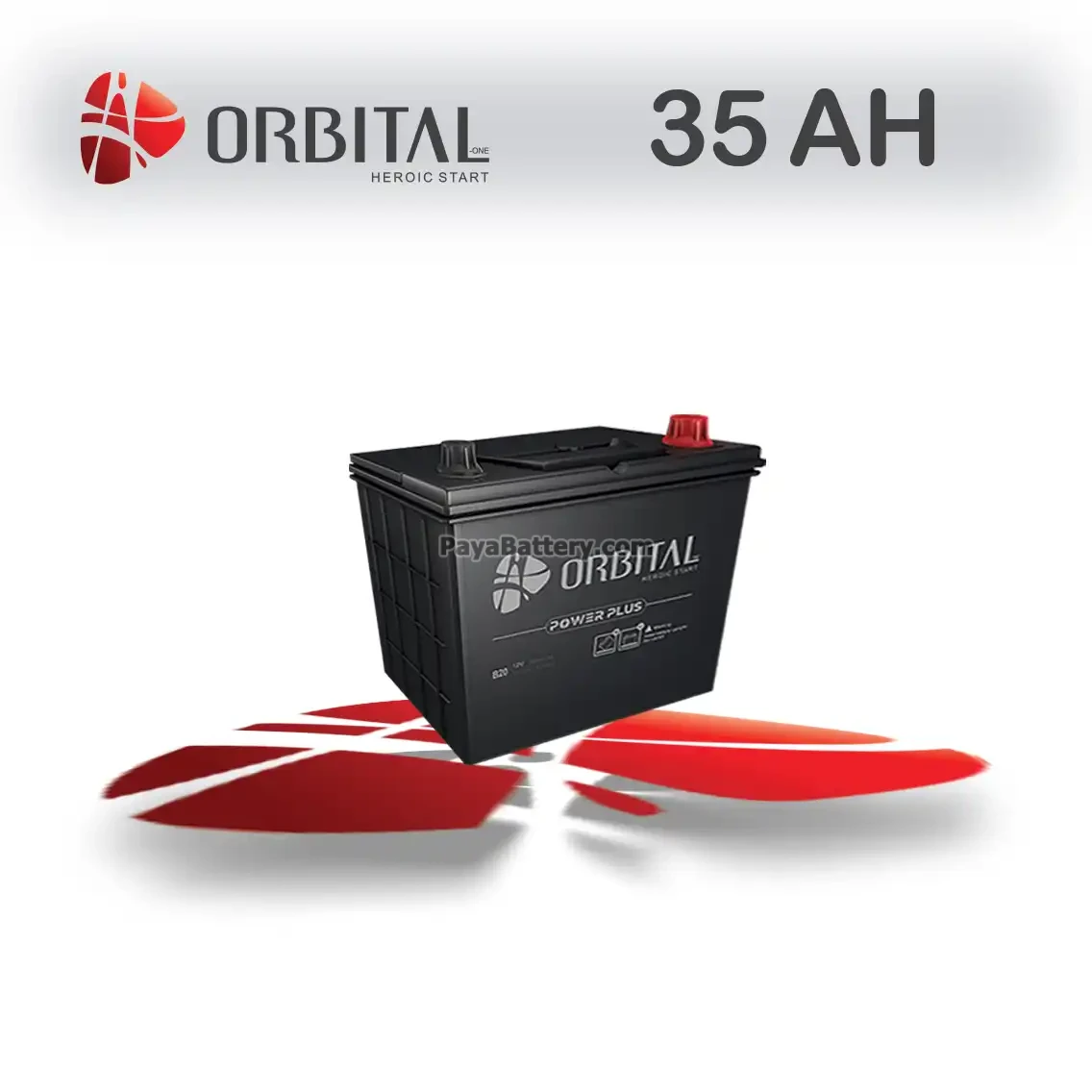باتری اوربیتال وان- 35 آمپر- قالب B20