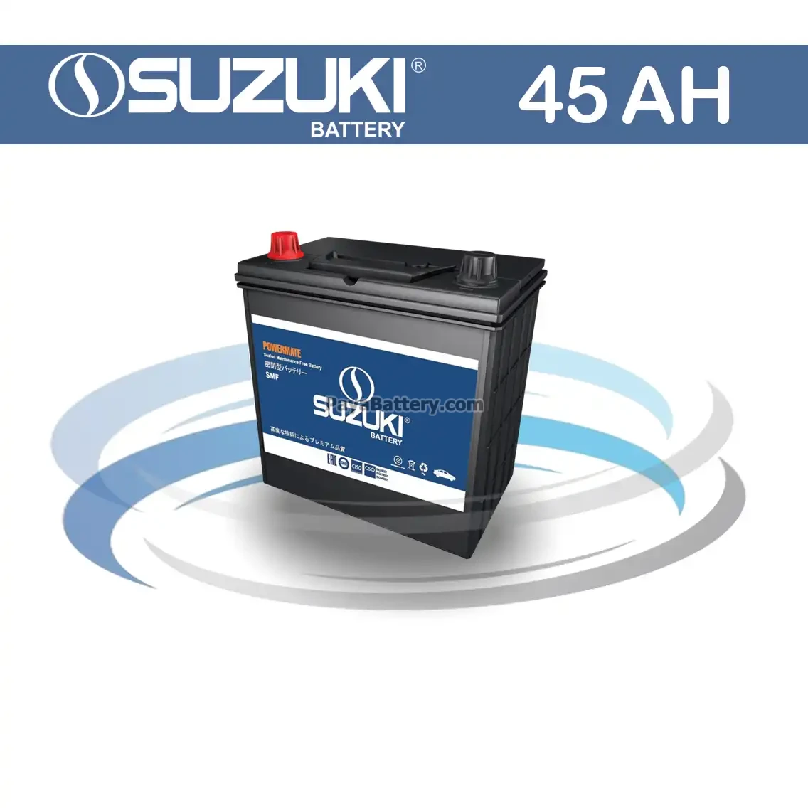 باتری سوزوکی- 45 آمپر- قالب B24