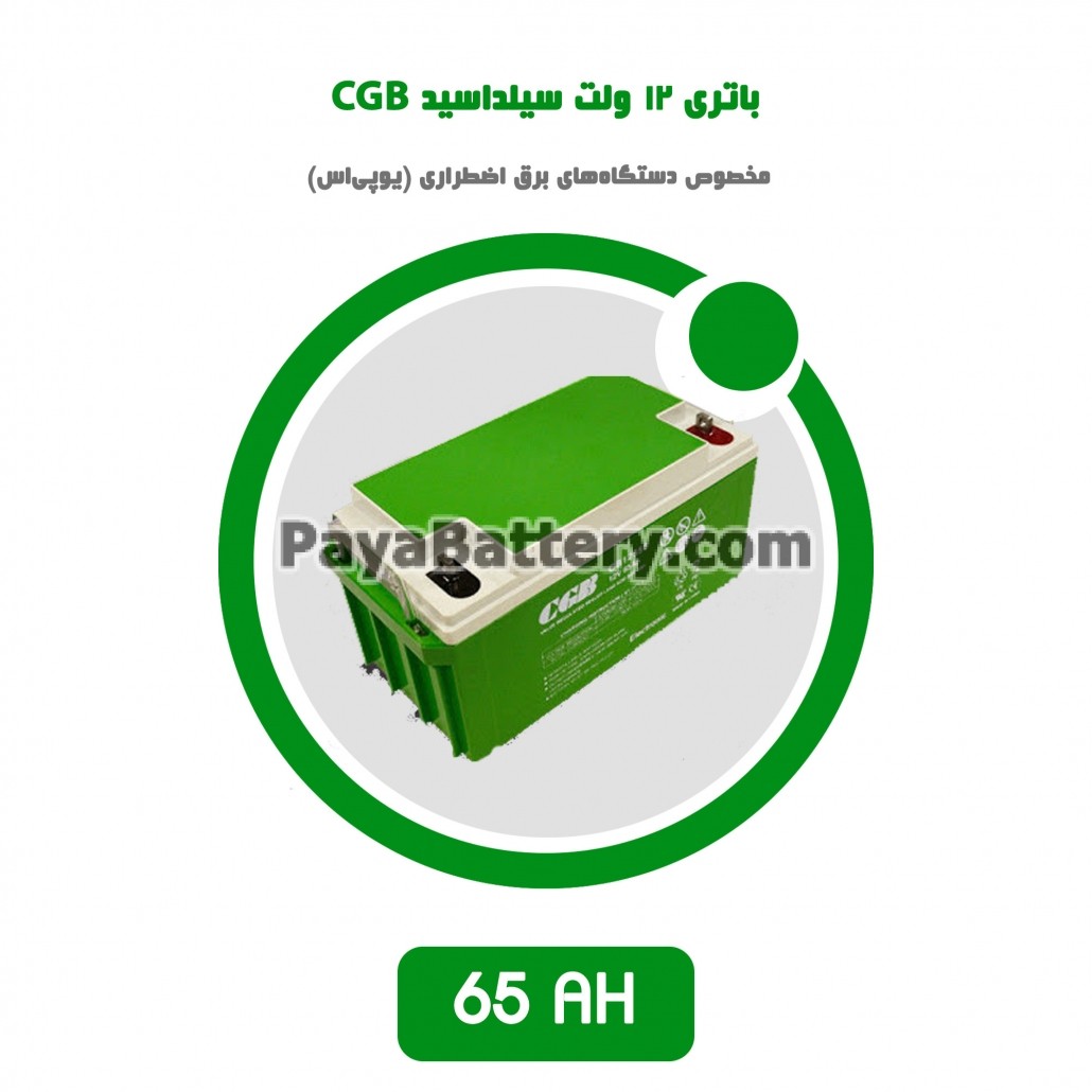 باتری 65 آمپر ساعت یو پی اس CGB