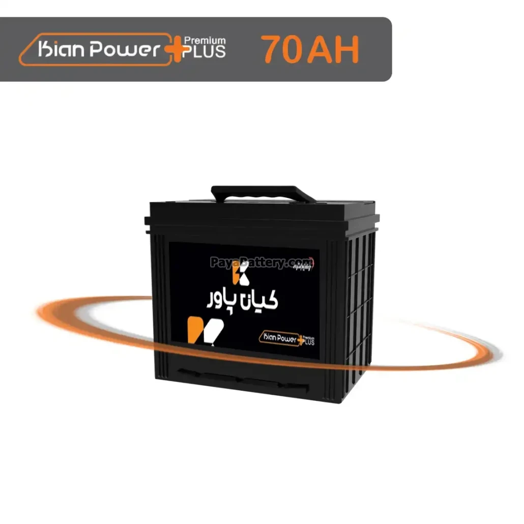 باتری کیان پاور- 70 آمپر- قالب D26