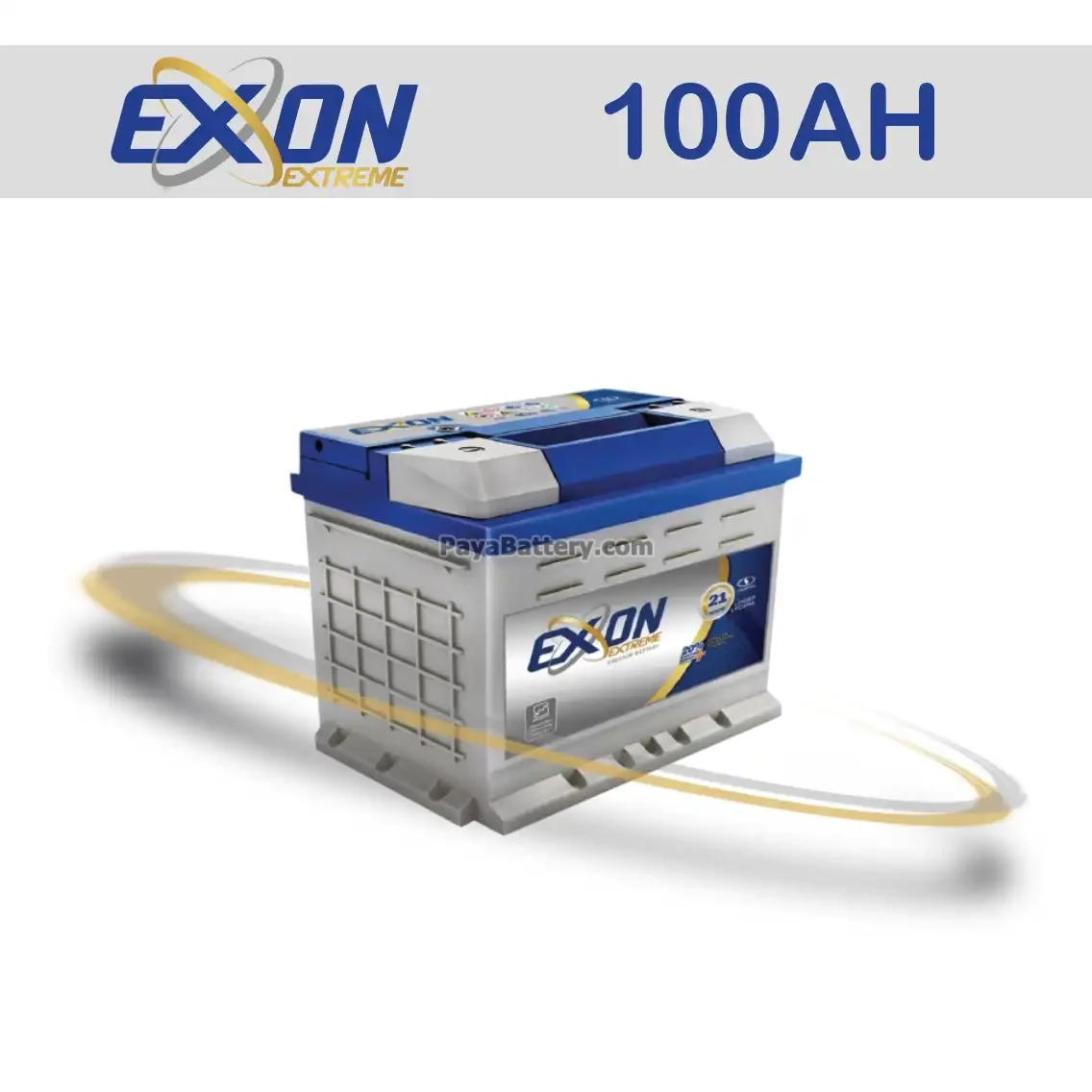 باتری اکسون- 100 آمپر- قالب N100